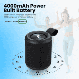 Portronics Sound Drum P Portable Bluetooth Speaker | 20 W | Black | POR 1578