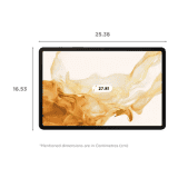 Samsung  Galaxy Tab Android Tablet S8 | WiFi+5G | 11 Inch | 8GB RAM | 128GB ROM | Graphite | SM-X706BZAAINU