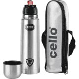 Cello Flask | S.S Flip Style | 750 ml | Silver