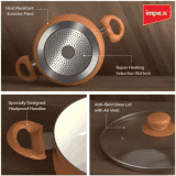 Impex Non Stick Ceramic Saucepan | Pearl 2075
