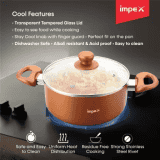 Impex Non Stick Ceramic Saucepan | Pearl 2075