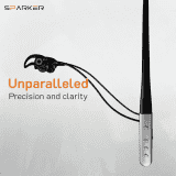 JUST CORSECA Sparker Wireless in Ear Bluetooth Neckband | Crystal Clear Sound | Type-C Fast Charging Silver