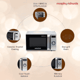 MORPHY RICHARDS | 28DCOX DUO | CHEF MICROWAVE OVEN | SILVER