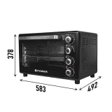 FABER | FOTG BK | 60L | OVEN TOASTER GRILLER