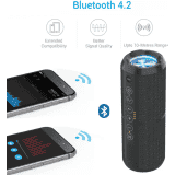 PORTRONICS BREEZE II | PORTABLE BLUETOOTH SPEAKER | BLACK