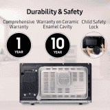Samsung | MC28A5145VR/TL | 28 L | Convection Microwave Oven | Black and Pattern,