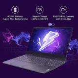 Lenovo Gaming Laptop | 82XT004JIN | LOQ AI Powered AMD Ryzen 7 7840HS | 15.6" |16GB | 512GB SSD | Win 11 | NVIDIA RTX 4050 | 6GB | Storm Grey