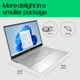 HP Pavilion Thin and Light Laptop | 15-eh1047AU | 16 GB | 1 TB SSD | Windows 11 Home | AMD Ryzen 5 Hexa Core 5500U | Natural Silver