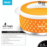 Onix | OREO | 2500  | 2.5 L | Plastic Insulated Casserole