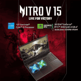 ACER Nitro V | ANV15-51 | Ci5-13420H | 15.6 FHD | 16GB/512GB SSD/RTX3050-6GB | WIN11 | NH.QN9SI.003 | OBSIDIAN BLACK