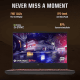 ASUS TUF Gaming Laptop A15 | Ryzen 7 Octa Core 7735HS | 16 GB | 512 GB SSD | 6 GB Graphics NVIDIA GeForce RTX 4050 | Jaeger Gray | FA577NU-LP082W