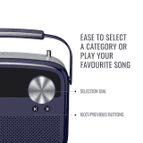CARVAAN LITE | SCL190 | HINDI BLUETOOTH SPEAKER | ROYAL BLUE