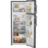 LIEBHERR Double Door Refrigerator | 269 Litres  | 2 Star | Central Power Cooling | Black Steel | TCLbsB 2711