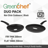 Greenchef | Duo Pack | Non-Stick Coated Cookware Set