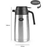 cello | Magnum |  2000 ml Flask | Black | Steel