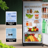 Godrej | RT EONVOGUE 310B RI |272 L | 2 Star | Wood Finish | Double Door Refrigerator | Walnut Wood
