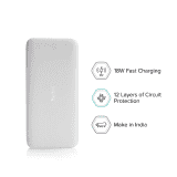 Redmi 20000mAh Power Bank USB Type C Micro USB Ports | 18W Fast Charging | White
