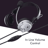 ZEBRONICS ZEB-1001HMV Headset Wired Headphone 3.5mm with Mic Soft Padded Cup Over Ear