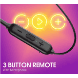 INFINITY by HARMAN Tranz N400 with 36 Hr Playtime | IPX5 Sweatproof Bluetooth Headset | Black