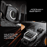 FIRE BOLTT ASPHALT | BSW176 | SMART WATCH | SILVER BLACK