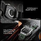 FIRE BOLTT ASPHALT | BSW176 | SMART WATCH | SILVER GREEN