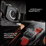 FIRE BOLTT ASPHALT | BSW176 | SMART WATCH | GUN METAL RED