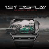 Fire Boltt Asphalt Gun Metal Smart Watch | Black | BSW176