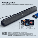 PORTRONICS SOUND SILK 7  | POR 1764 | 50W |WIRELESS SOUNDBAR | BLACK