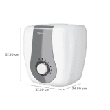 AO Smith | finesse | 15 L | Storage Water Geyser | White