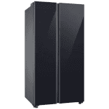 SAMSUNG | Refrigerator | 653 Litres | 3 Sta | Frost Free Side by Side Door Smart Wifi Twin Cooling Plus | Glam Deep Charcoal | RS76CB81A333HL