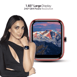 Fire-Boltt Jaguar Smart Watch | 1.83 inch | HD Display |  Advanced Bluetooth Calling |  27 Sports Modes | RED | BSW068