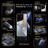 Tecno | Pova 5  Pro 5G  |  v256 GB  | 8 GB RAM | Fantasy Silver