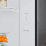 SAMSUNG | Refrigerator | 653 Litres | 3 Sta | Frost Free Side by Side Door Smart Wifi Twin Cooling Plus | Glam Deep Charcoal | RS76CB81A333HL