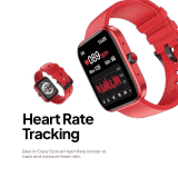 Fire-Boltt Jaguar Smart Watch | 1.83 inch | HD Display |  Advanced Bluetooth Calling |  27 Sports Modes | RED | BSW068
