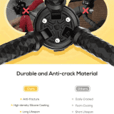 JMARY MT25 Portable Black With Phone Holder Ball Head Selfie Stick Flexible Octopus