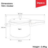 Impex Norma 10 Pressure Cooker | 10 L