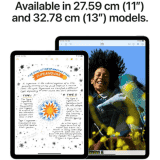 Apple 2024 iPad Air | M2MV2C3HN/A | 128 GB ROM | 33.02 cm (13.0 Inch) with Wi-Fi Only | Purple