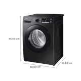 SAMSUNG | WW80TA046AB1TL | 8 KG 5 STAR INVERTER FULLY AUTOMATIC FRONT LOAD  WASHING MACHINE | BLACK