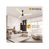 atomberg Renesa 1200mm  | BLDC | Remote Control |  5 star |  | High Air | Ivory & Black