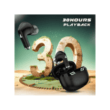 boAt Immortal 101 TWS Earbuds | 30 HRS Playtime | Blazing LEDs | Black Sabre