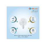 Bajaj Neo Spectrum | 300 mm | Wall Fan | Grey