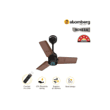 Atomberg Renesa Ceiling Fan | 600mm | BLDC motor | Remote Control | Brown Black