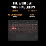 ASUS TUF Gaming F15 | Intel Core i7 13th Gen 13620H | 16 GB | 512 GB SSD | RTX4060 8GB | Mecha Gray | FX507VV-LP287W
