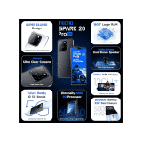 Tecno Spark 20 Pro 5G | 8 GB RAM | 256 GB | Startrail Black