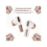 boAt Nirvana Zenith Ear Buds | Dolby Audio | ANC 50dB  | 6-Mics Enx | Celestial White