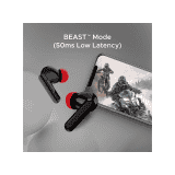 boAt Airdopes Ultra Plus | TWS in Ear Earbuds | 50 HRS Playback|  4-MIC ENx Technology | ASAP Charge | Active Black