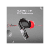 boAt Airdopes Ultra Plus | TWS in Ear Earbuds | 50 HRS Playback|  4-MIC ENx Technology | ASAP Charge | Active Black