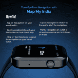 boAt Wave Astra 3 Smart Watch | 1.83 Inch | Flat Dial | Receive call | Active Black