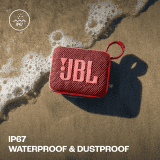 JBL Go 4 Wireless Ultra Portable Bluetooth Speaker | Water Dust Proof | Red