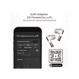 boAt Nirvana Zenith Ear Buds | Dolby Audio | ANC 50dB  | 6-Mics Enx | Celestial White